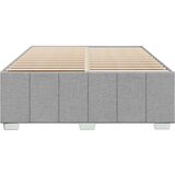 vidaXL Okvir za krevet bez madraca svjetlosivi 140 x 190 cm od tkanine | shoptok.hr