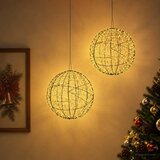  Božićni vrh svjetla 2 kom. 1900 LED lampica Topla bijela - Topla bijela Ø 60 x 63 cm 2 Cijene