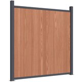  Ograjni panel rjav 1737x186 cm WPC | Shoptok.si