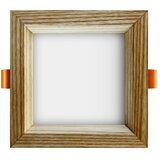  APLED - LED ugradna SQUARE WOODLINE LED/6W/230V 4000K 12x12 cm masivni jasen | Eponuda.com