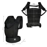 Kinderkraft nosiljka CARRYBEE, Black | shoptok.hr