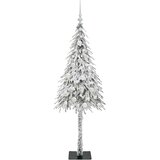  Božićno drvce s 150 LED svjetlima Bijelo 150 cm PE i čelik | shoptok.hr