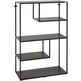 CARRYHOME regal 85/126/35 cm črna | Shoptok.si