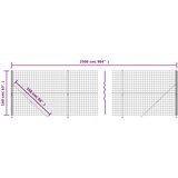  Ograda od žičane mreže s prirubnicom antracit 1,6 x 25 m | Eponuda.com