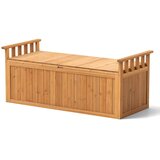 Costway Lesena vrtna klop za 2 osebi 2 v 1 s shranjevalnim predalom, (5000366536) Cene