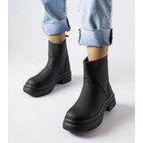 Gemre Black insulated rubber ankle boots Clotilde | shoptok.hr