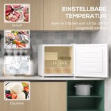 Mini zamrzivač odjeljak za zamrzavanje 35 l 5-stupanjska kontrola temperature bijela | shoptok.hr