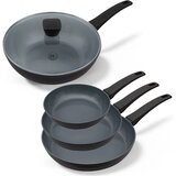  BE Living Set 3 tave 20-24-28 cm + wok s poklopcem 28 cm Delight Black u