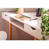 Livetastic Kotna Pisalna Miza Sonoma, Bela | Shoptok.si