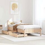 vidaXL Okvir kreveta s ladicama 75x190 cm od borovine | shoptok.hr