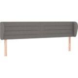  Vzglavje z ušesi temno sivo 183x23x78/88 cm blago, (20936087) | Shoptok.si