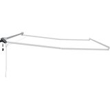 Električni sklopivi okvir tende Bijeli 5 x 3 m Aluminij - Bijeli 5 x 3 m | shoptok.hr