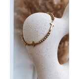 DStreet Bransoletka CROSS złota | shoptok.hr