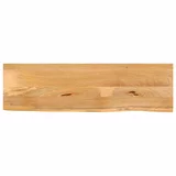 vidaXL Mizna plošča z naravnim robom 120x40x2,5 cm trden mangov les