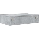 vidaXL TV omarica z LED lučkami betonsko siva 60x35x15,5 cm | Shoptok.si