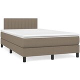  The Living Store Box spring postelja z vzmetnico LED taupe 120x190 cm blago - Box Spring Postelja, (21521023) | Shoptok.si