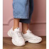 D/CEO marka niezdefiniowana White sports sneakers with thick soles Lirana | ePonuda.com