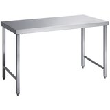  Delovna miza iz nerjavnega jekla, delovna višina 850 mm, šxg 1400 x 700 mm, brez odlagalne police | Shoptok.si