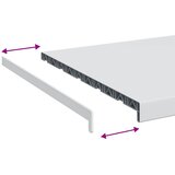  Prozorska klupčica Bijela 140 x 50 x 4,5 cm PVC | shoptok.hr