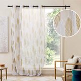 Douceur d intérieur Bež prosojna zavesa iz tančice 140x280 cm Kim – | Shoptok.si