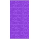 B.E.S. Vijolična bombažna brisača za na plažo 70x140 cm Fishes – | Shoptok.si