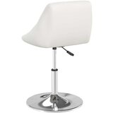  Barski stolček belo umetno usnje, (20817398) | Shoptok.si