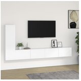  Komplet TV omaric 3-delni bel inženirski les | Shoptok.si