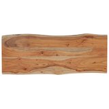 Stolna ploča 100x40x2,5 cm pravokutna bagremovo drvo živi rub | shoptok.hr