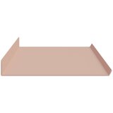  Lebdeća polica Zidne 4 pcs Ružičasta 100 x 18 x 2,5 cm Čelik | shoptok.hr