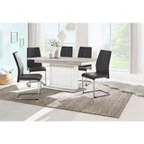 Hom`in Jedilna miza , siva, bela | Shoptok.si