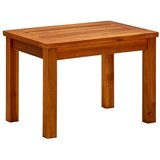  Vrtna klubska mizica 50x35x36 cm trakacijev les | Shoptok.si