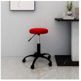 vidaXL Uredska okretna stolica vinocrveni baršun | shoptok.hr