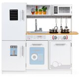 ECO TOYS EcoToys drvena dječja kuhinja s priborom PLK553 Cijene