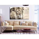  Slika - The King of Beasts (3 Parts) Beige 90x60 | shoptok.hr