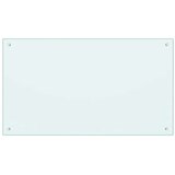  Kuhinjska zaštita od prskanja mliječna 100 x 60 cm kaljeno staklo | shoptok.hr