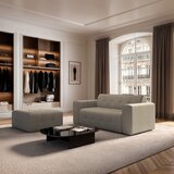 Rodier Svjetlo smeđa baršunasti sofa 199 cm Tuil – | shoptok.hr