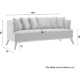 Bessagi Home trosed mina, siva, velur | Shoptok.si