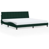  Okvir za krevet bez madraca Hanko tamnozeleni 200x200 cm baršunasti | Eponuda.com
