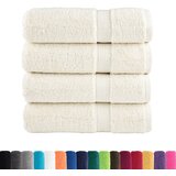  The Living Store Premium brisače SOLUND 4 kosi 100x150 cm 600 g/m2 - Kopalna Brisača, (21496368) | Shoptok.si