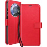 Oem Mayaxess, Denarnica za Honor Magic 8 Lite s trakom in funkcijo stojala, Rdeča, (5000275429) | Shoptok.si