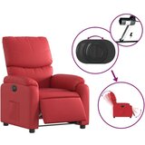  Električni naslonjač od umjetne kože crveni | shoptok.hr