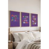 WALLXPERT Ç-300567 - 5070 Višenamenski Set Dekorativnih Slika (3 Komada) | Eponuda.com