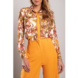 Fenzy Elegantna Košulja S Uzorkom, Narančasta | shoptok.hr