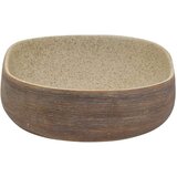  Nadpultni umivalnik peščen in rjav ovalen 59x40x14 cm keramika, (20919202) | Shoptok.si