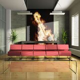  Tapeta - Flaming guitar 200x154 Cijene