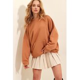 Trend Alacati Stili Ženski duks ALC-531-009, Sa kapuljačom, Smeđi Cene