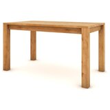  Hrastov stol 140 x 80 cm, prirodan, svilenkasto polumat | shoptok.hr