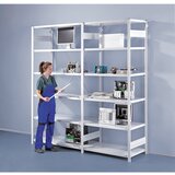 eurokraft pro Sestavljivi regal ESD, višina regala 2000 mm, priključni regal, polica ŠxG 1000 x 400 mm | Shoptok.si