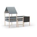 Marckeric Zeleni dječji krevet od masivnog bora u obliku kućice/podignuti 90x190 cm Mint – | shoptok.hr