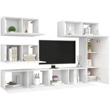  6-dijelni set TV ormarića bijeli od iverice | shoptok.hr